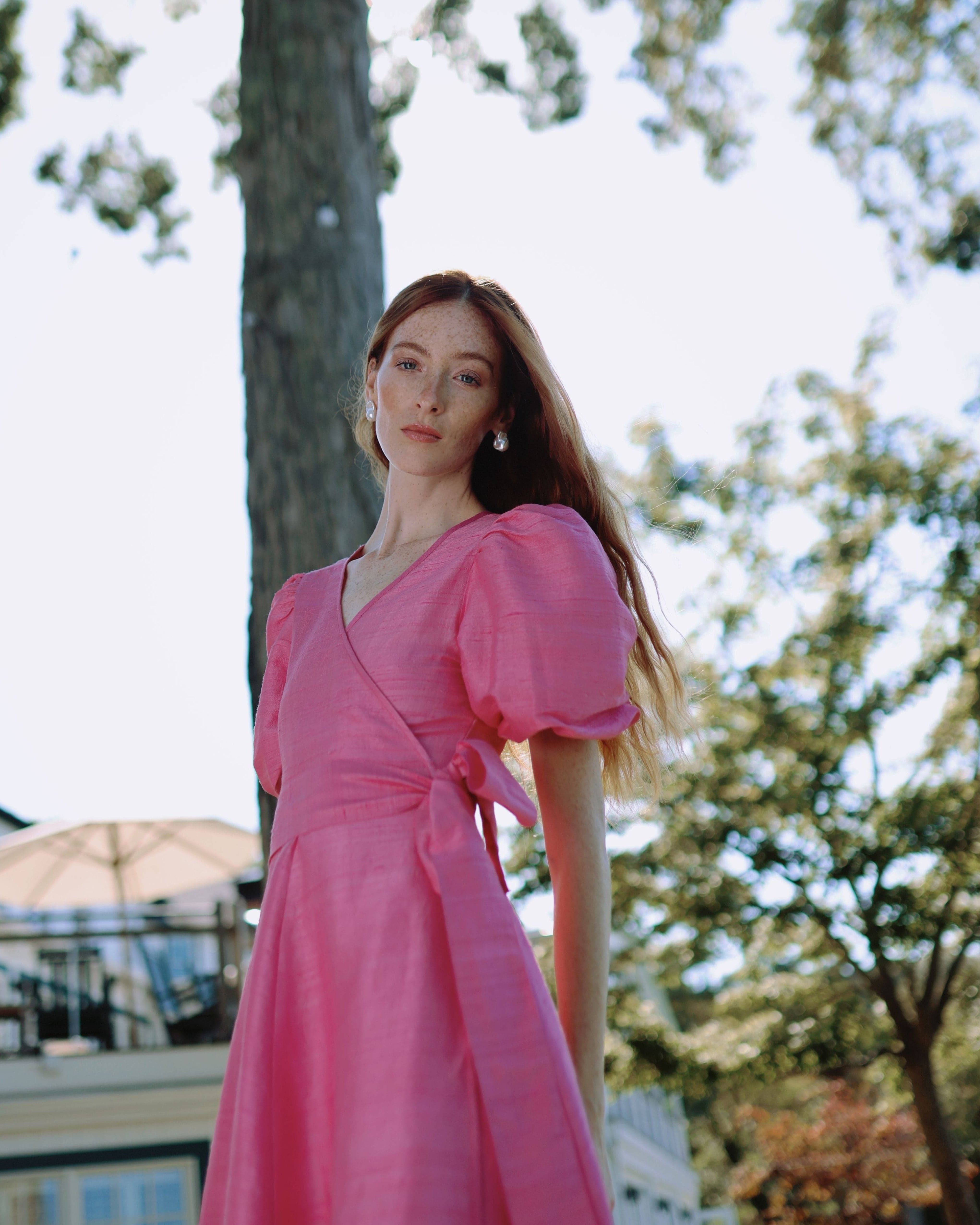Kate Maxi Dress in Bougainvillea Bougainvillea / M