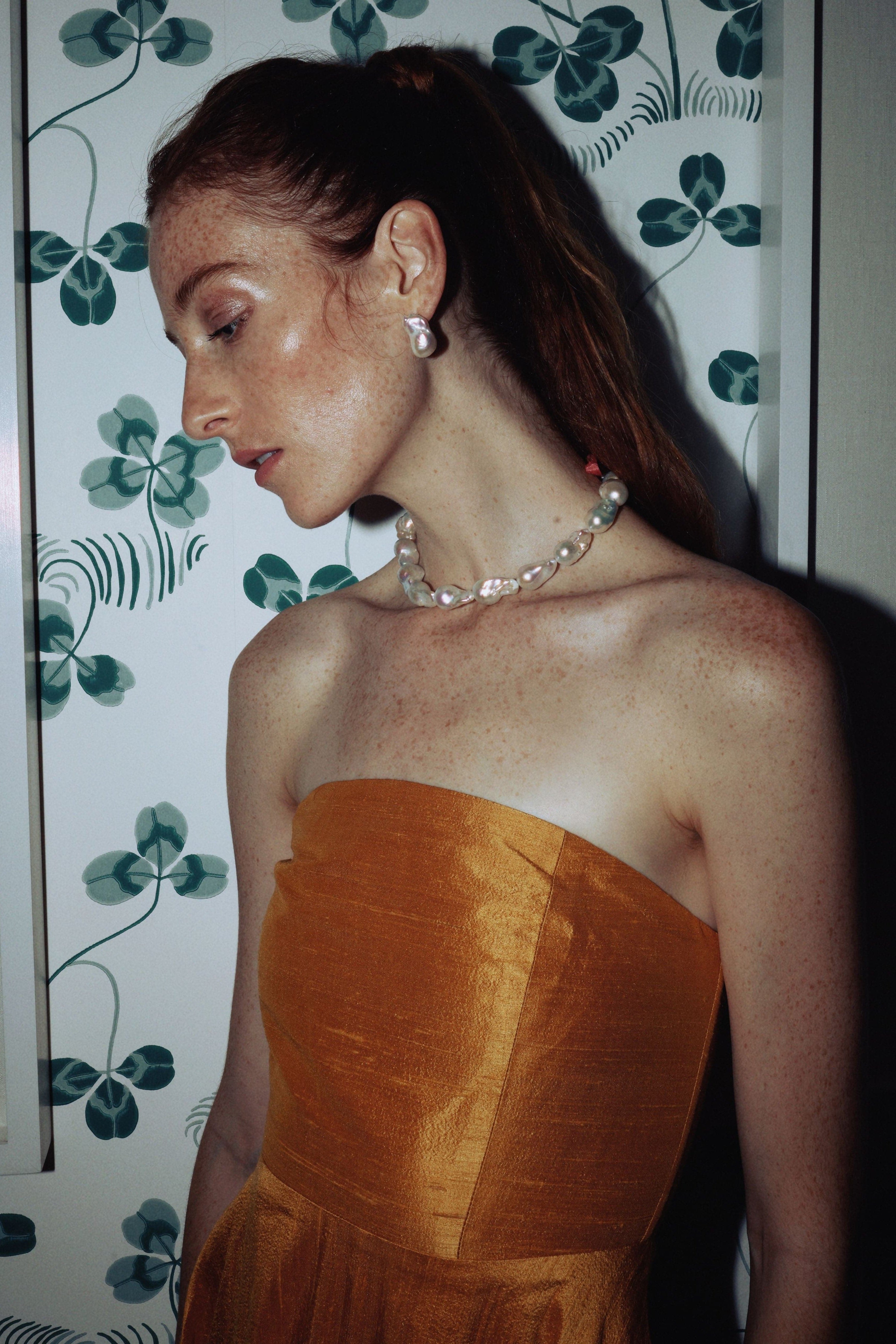 Louise New York Dresses Katherine Maxi Dress in Marigold