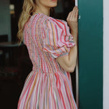 Louise New York Dresses Marley Dress in Multi Stripe