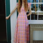 Louise New York Dresses Parker Dress in Sherbert Plaid