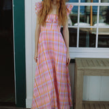 Louise New York Dresses Parker Dress in Sherbert Plaid