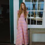 Louise New York Dresses Parker Dress in Sherbert Plaid