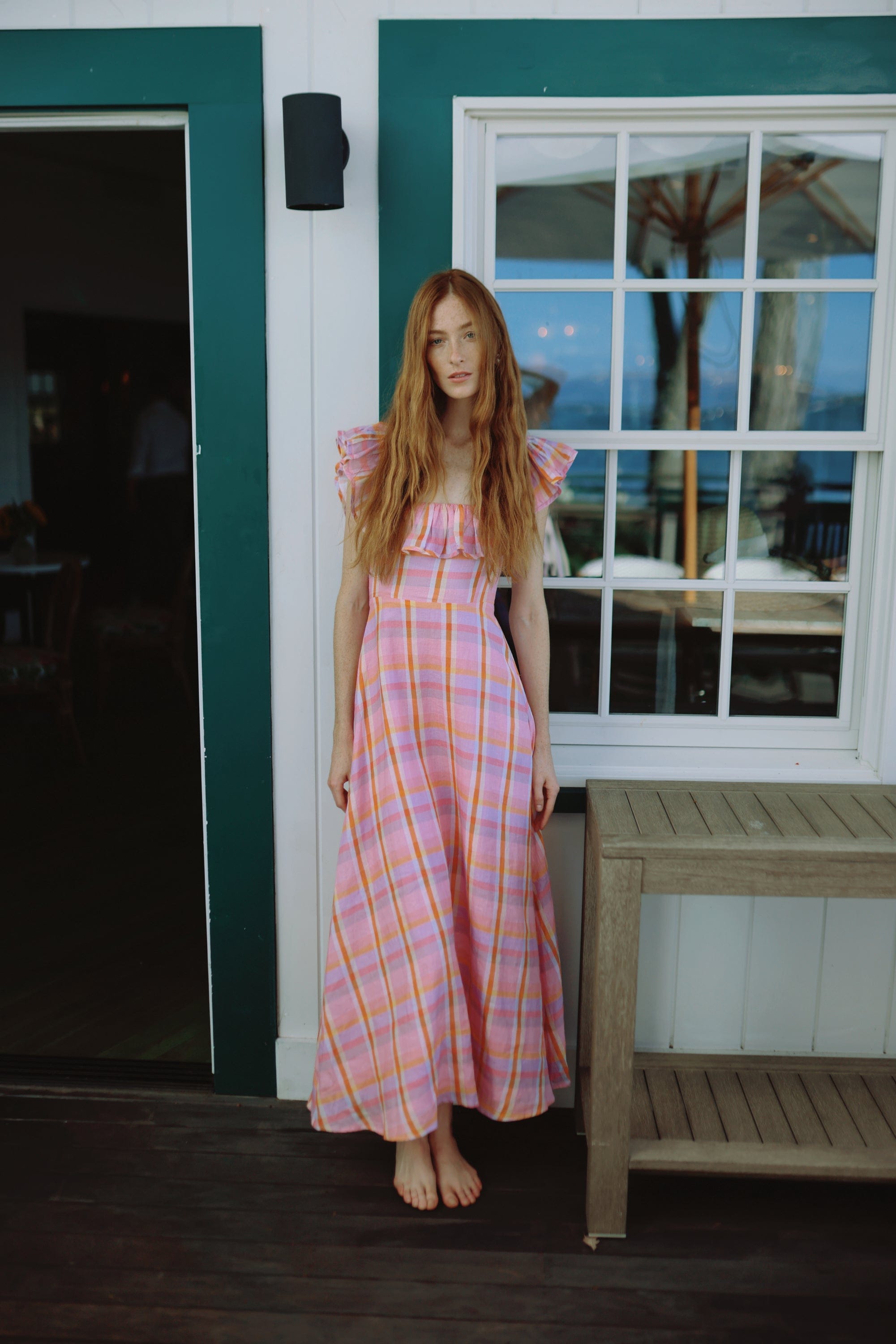 Louise New York Dresses Parker Dress in Sherbert Plaid