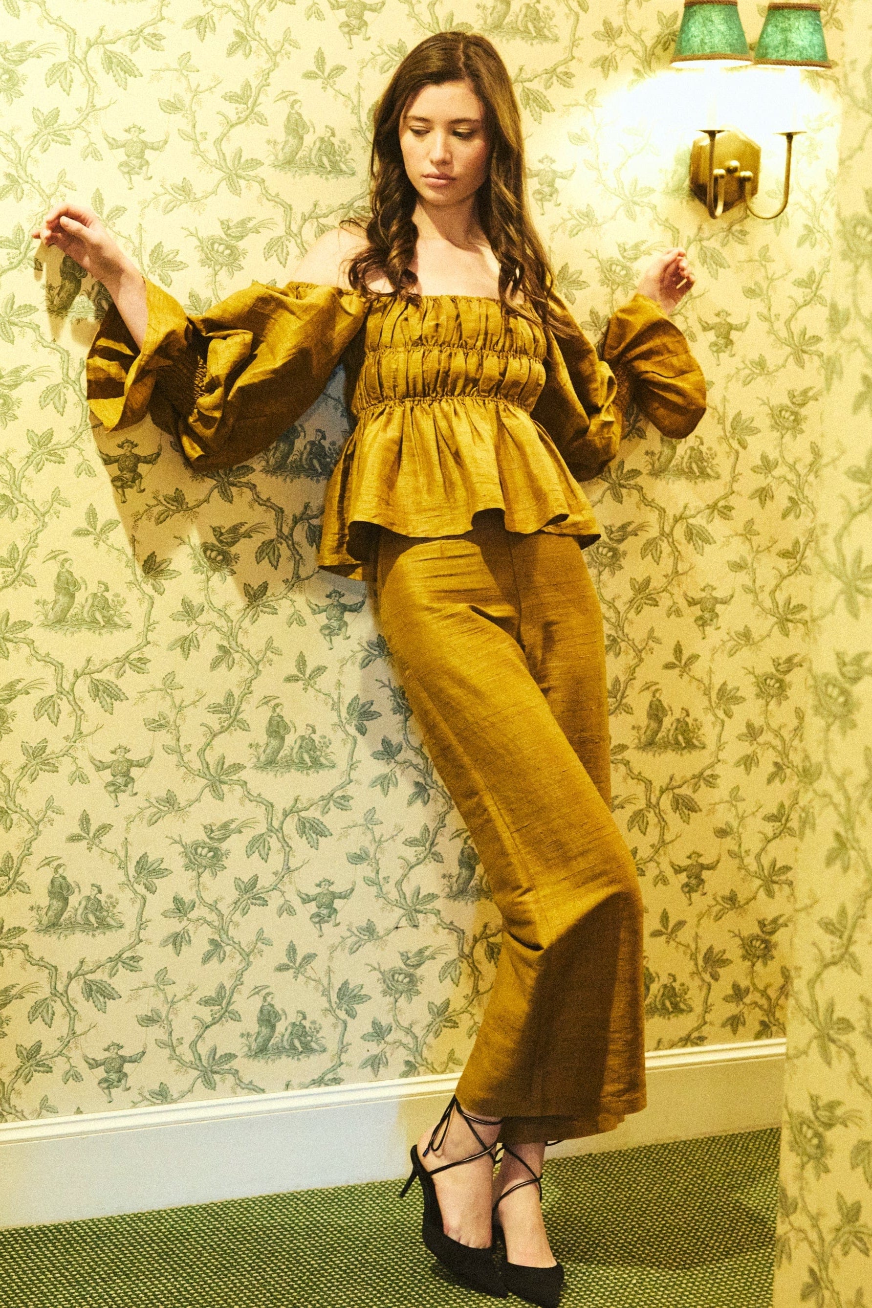 Louise New York Elisabeth Top in Ochre