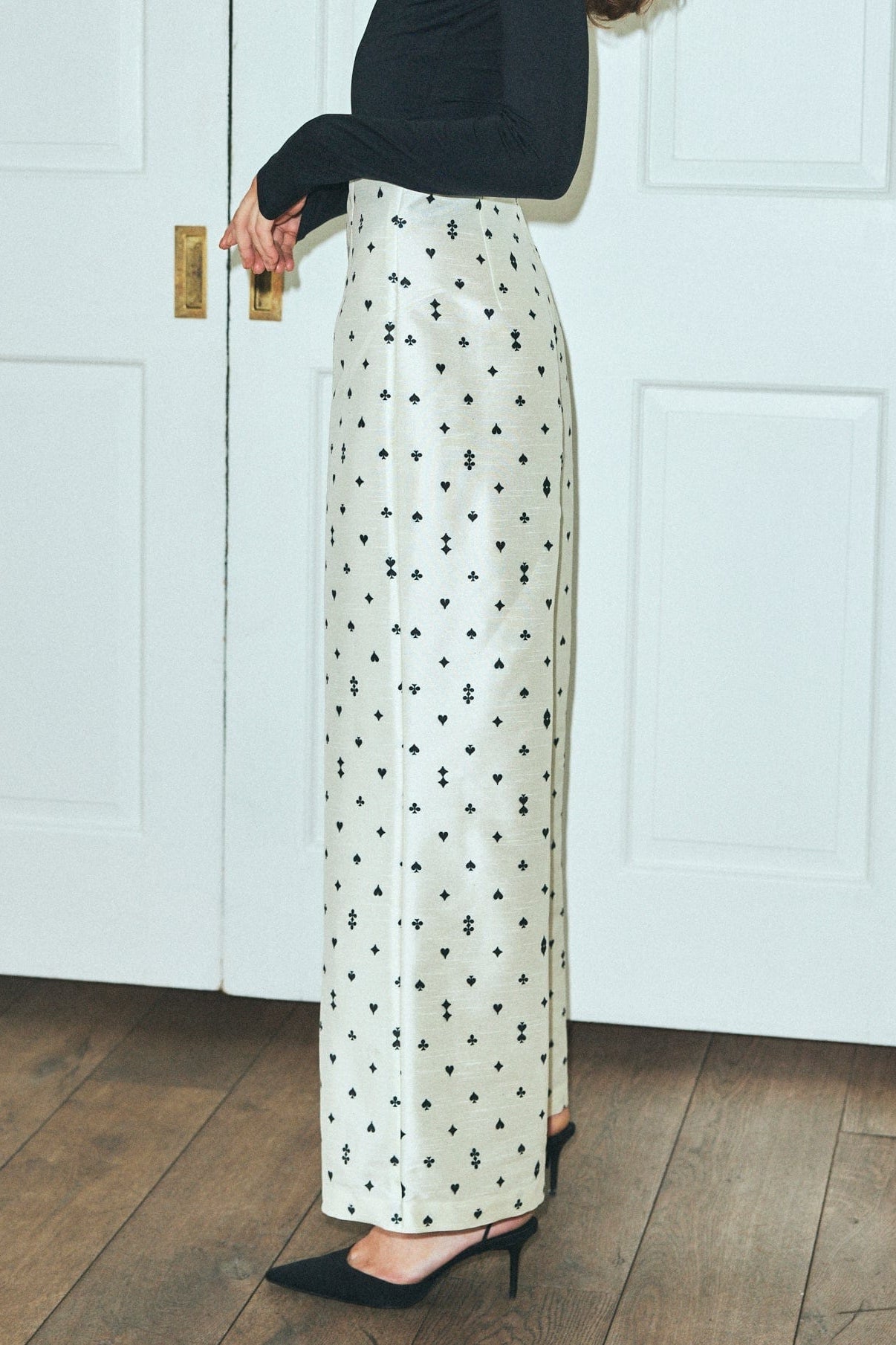 Louise New York Libby Pant in Card Print