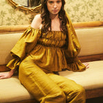 Louise New York Libby Pant in Ochre