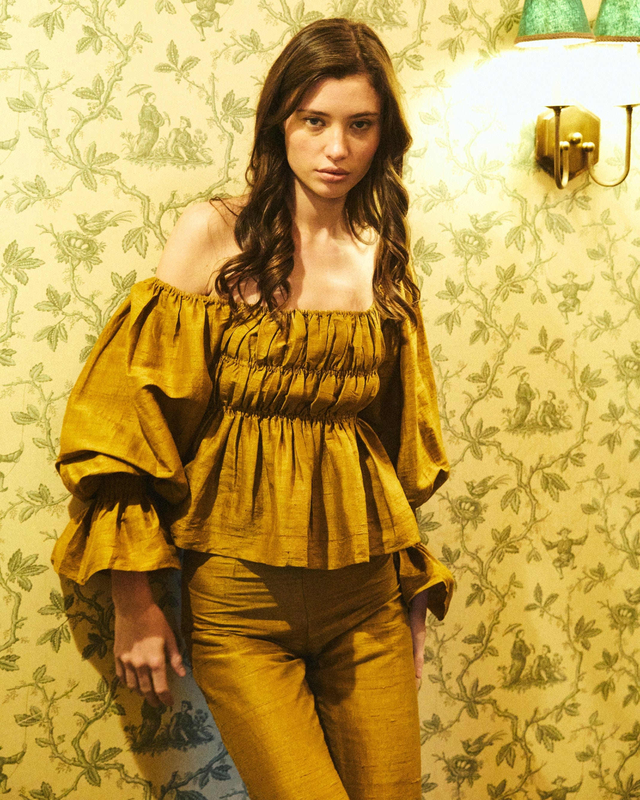 Louise New York Libby Pant in Ochre