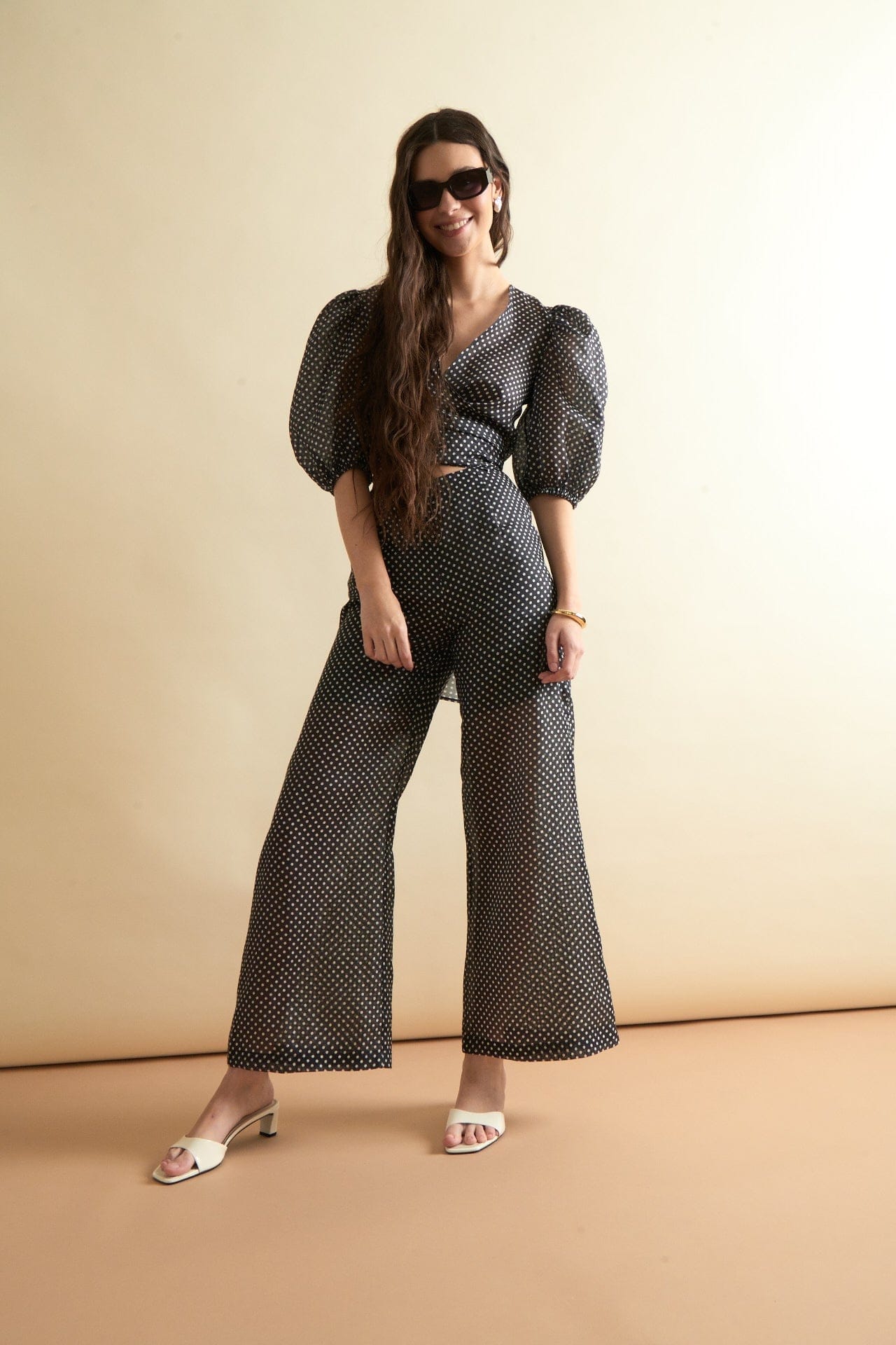 Louise New York Libby Pant in Polka Dot