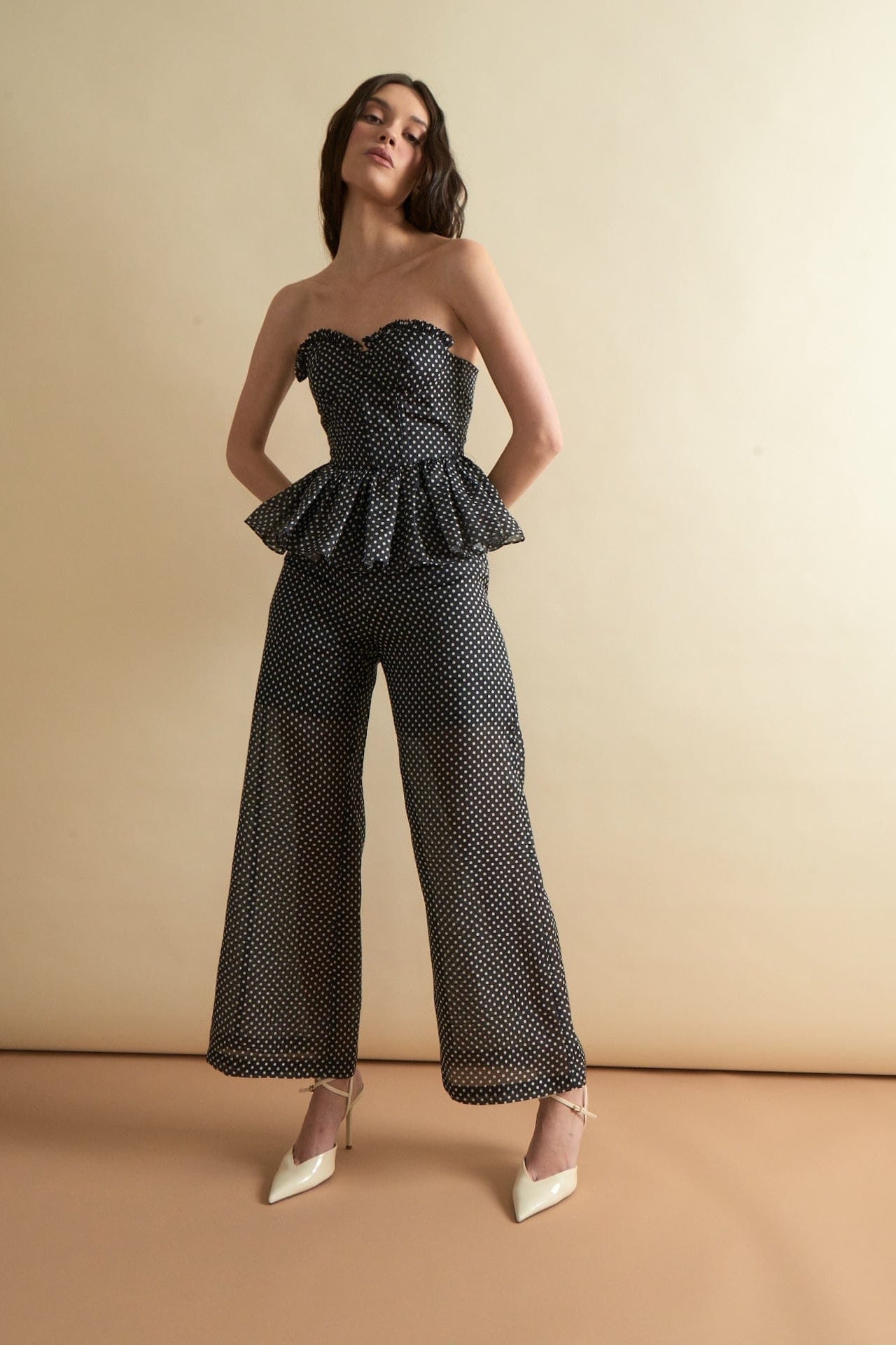 Louise New York Libby Pant in Polka Dot