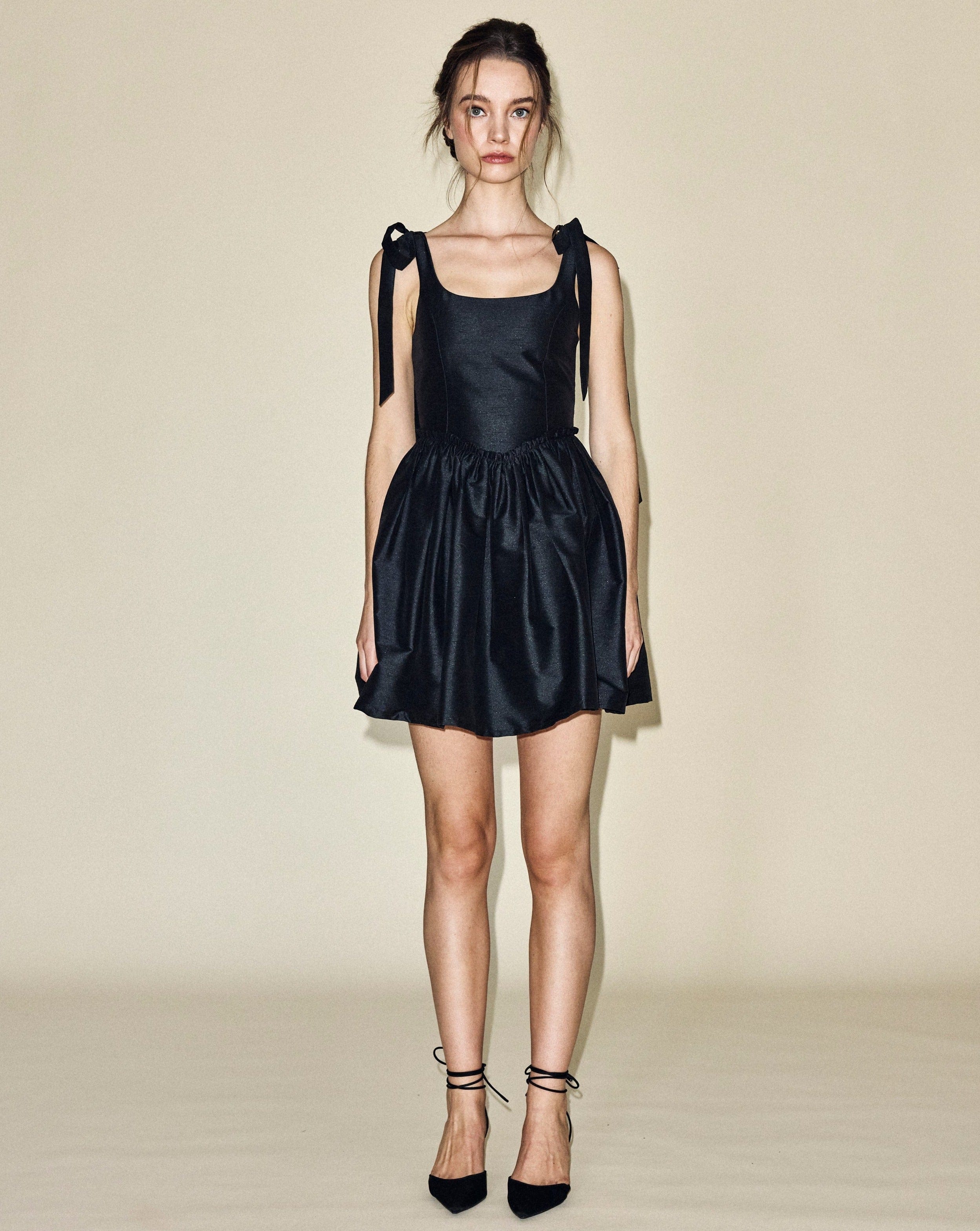 Louise New York Marie Mini Dress in Black