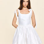 Louise New York Marie Mini Dress in White