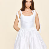 Louise New York Marie Mini Dress in White