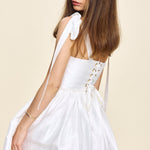 Louise New York Marie Mini Dress in White