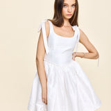 Louise New York Marie Mini Dress in White