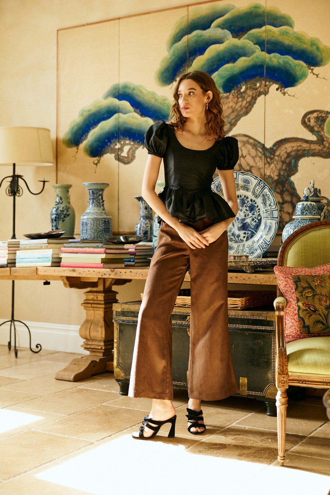 Louise New York Pants Libby Pant in Cocoa