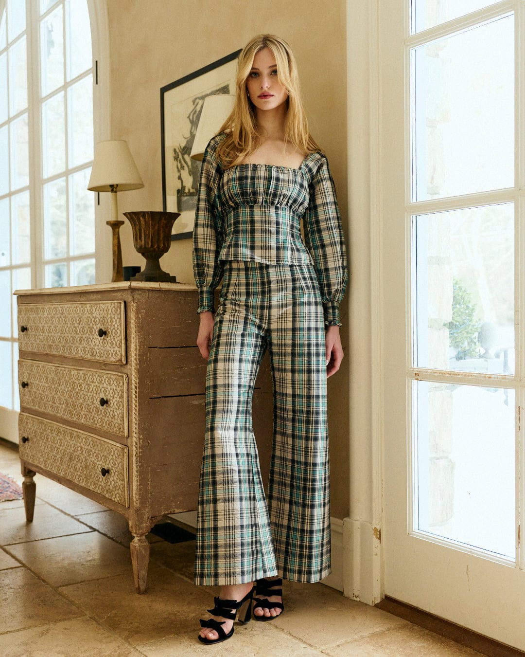 Louise New York Pants Libby Pant in Wexford Plaid