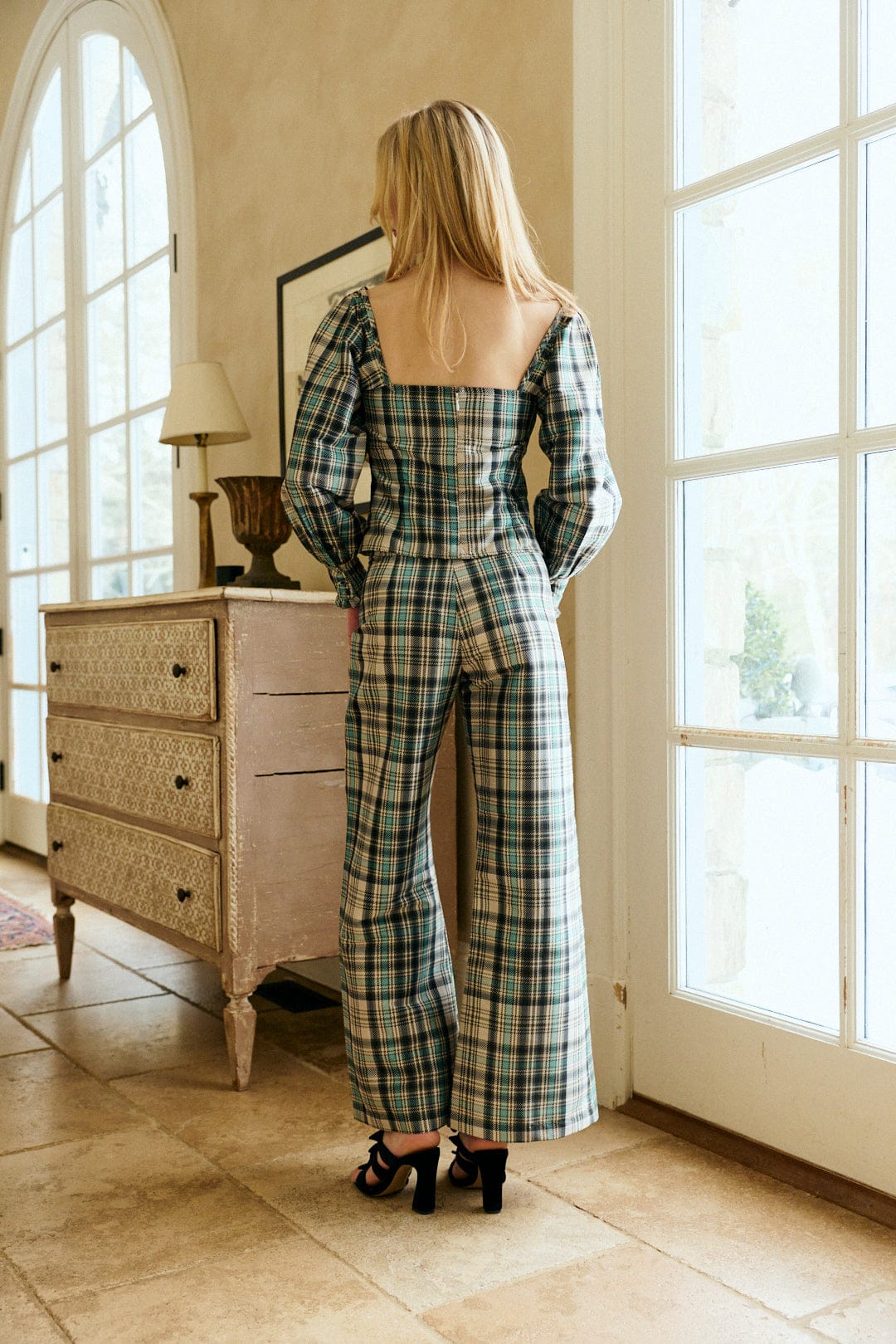 Louise New York Pants Libby Pant in Wexford Plaid