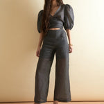Louise New York Scarlett Wrap Top in Polka Dot