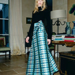 Louise New York Skirt Pre-Order - Helena Midi Wrap Skirt in Kenmare Plaid