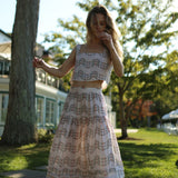 Louise New York Skirts Vanessa Skirt in Floral Trellis