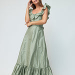 Louise New York Sage / XS The Camille Dress in Sage
