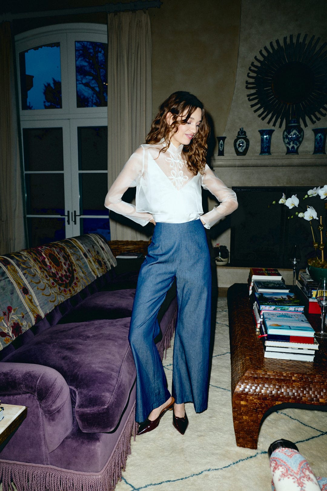 Louise New York Tops Juliet Chaquet in Blanche