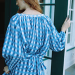 Louise New York Tops Lauren Blouse in Cape Gingham