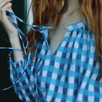Louise New York Tops Lauren Blouse in Cape Gingham