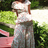 Loulou La Dune Dress Lily Set in Red