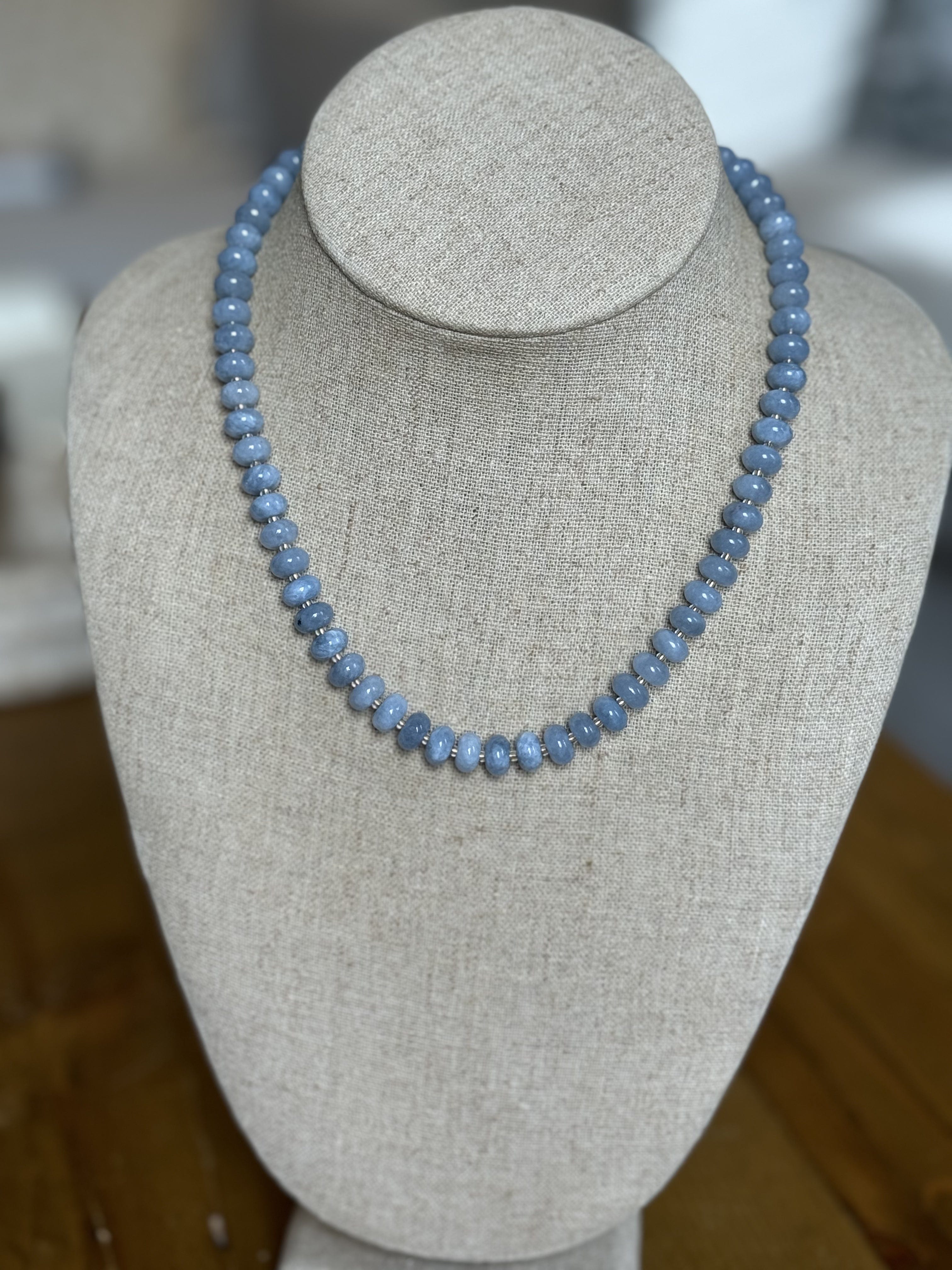 LouLu Necklaces Blue Bee Necklace