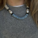 LouLu Necklaces Sky & Stone (Silver) Charlotte Necklace