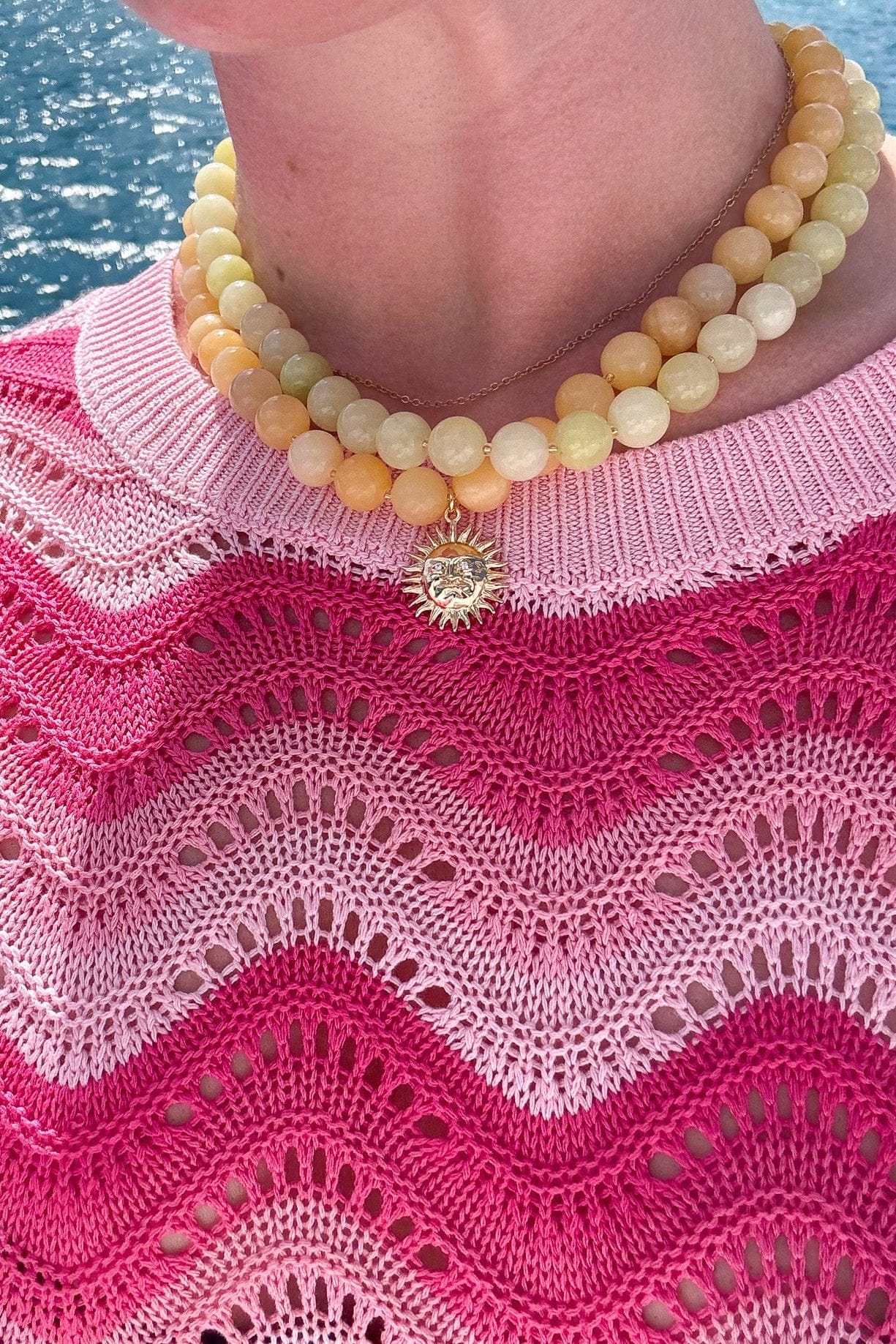 LouLu Necklaces Lemon Citrus Necklace - Lemon