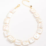 LouLu Necklaces Comporta Pearl Necklace - Square