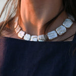 LouLu Necklaces Comporta Pearl Necklace - Square