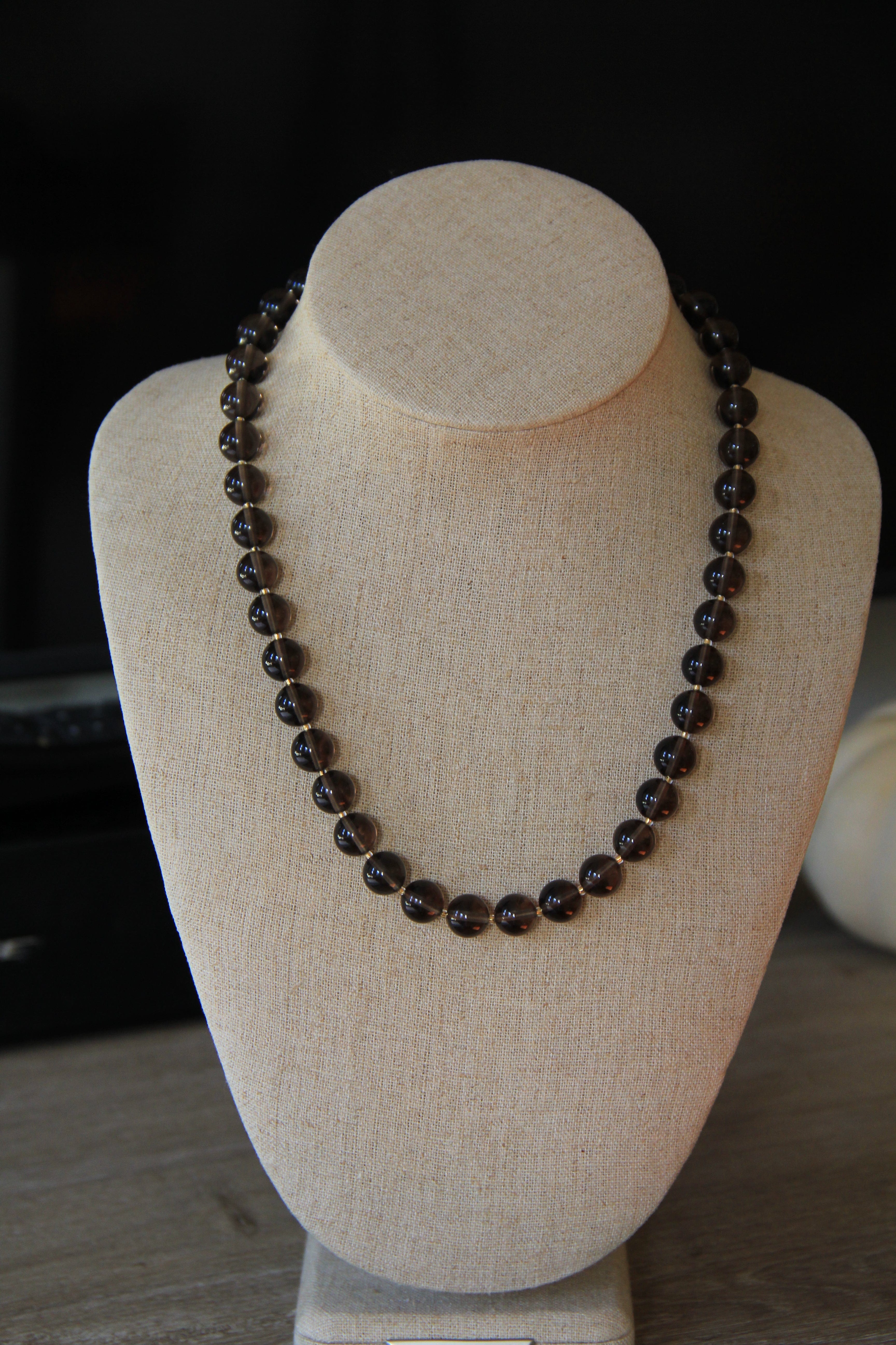 LouLu Necklaces Brown Pine Necklace