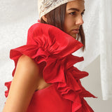 Madeline Marie Blouse Juliette Blouse Chianti Taffeta