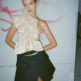 Madeline Marie Blouse Juliette Blouse Cream Taffeta