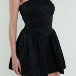 Madeline Marie Dress Roxanne Mini Dress in Black