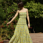 Maison Marigold Dress XS / Yellow Lemon Vine Amalfi Mermaid Dress