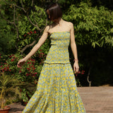 Maison Marigold Dress XS / Yellow Lemon Vine Amalfi Mermaid Dress