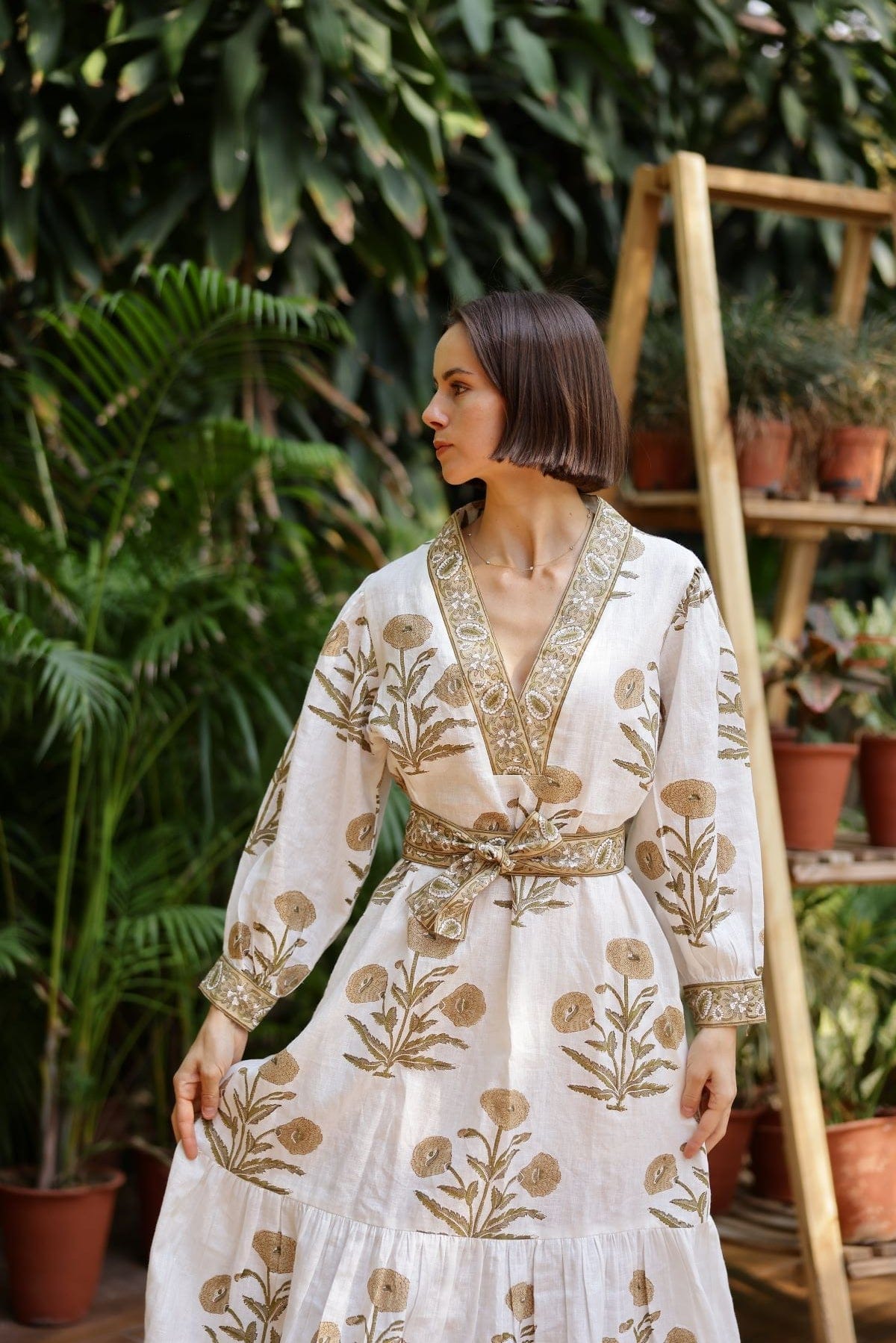 Maison Marigold Dress Capri Maxi Dress