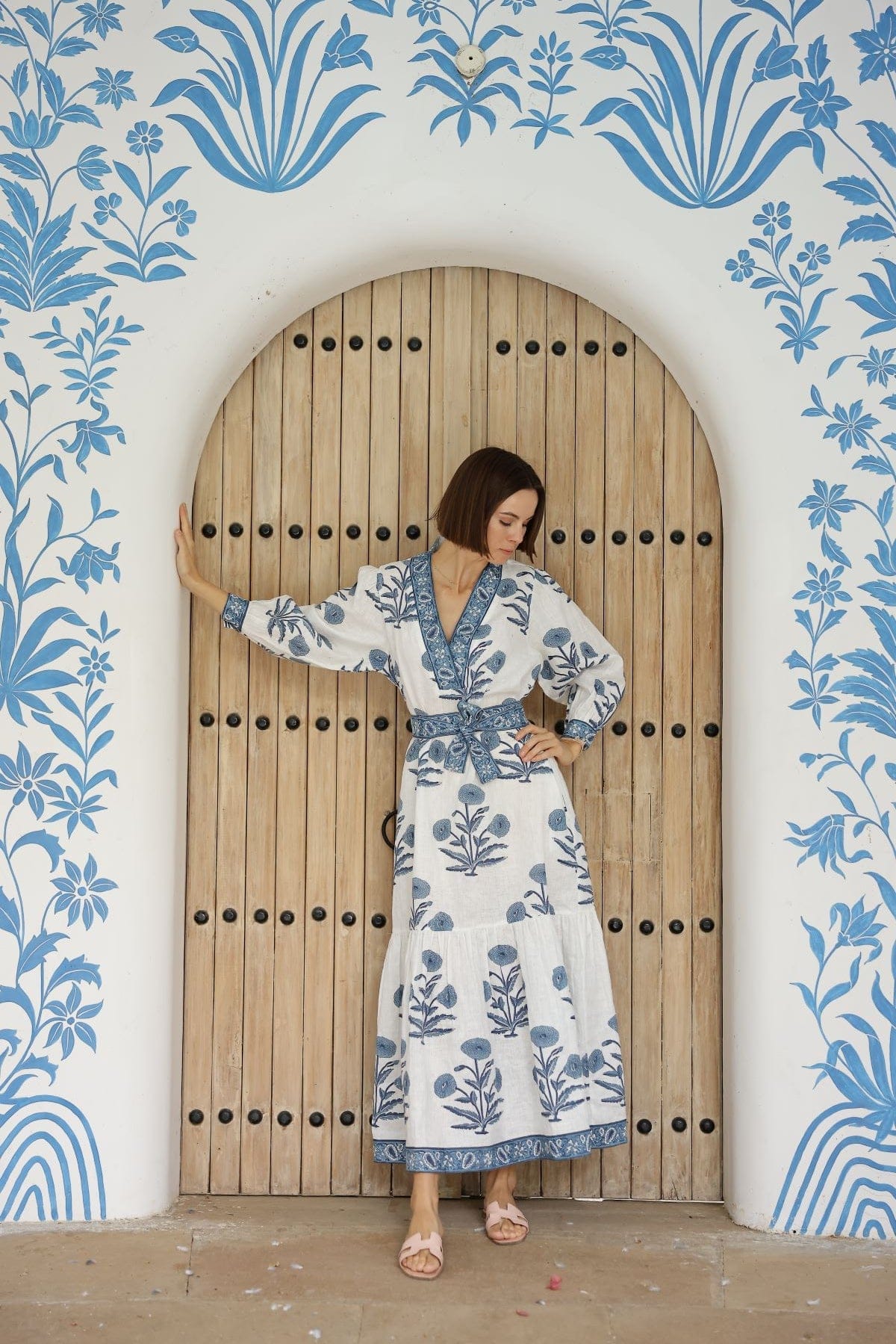 Maison Marigold Dress XS / Indigo Capri Maxi Dress