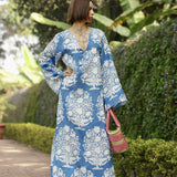 Maison Marigold Dress XS / Blue Bouquet Doha Kaftan