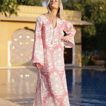 Maison Marigold Dress XS / Pink Bouquet Doha Kaftan