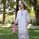 Maison Marigold Dress XS/S / Pink Flower Hampton Kaftan