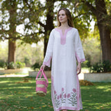 Maison Marigold Dress XS/S / Pink Flower Hampton Kaftan