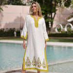 Maison Marigold Dress XS/S / Green Paisley Hampton Kaftan