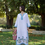 Maison Marigold Dress XS/S / Blue Flower Hampton Kaftan
