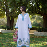 Maison Marigold Dress XS/S / Blue Flower Hampton Kaftan