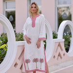 Maison Marigold Dress XS/S / Pink Palm Hampton Kaftan